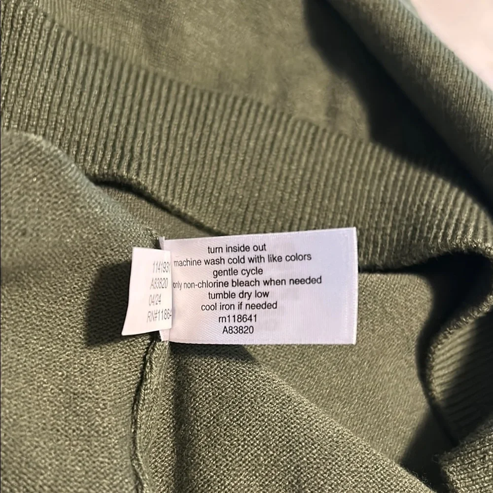 Lane Bryant Olive Knit Sweater - Picture 8 of 8